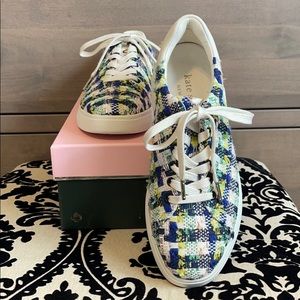 Kate Spade tweed sneakers